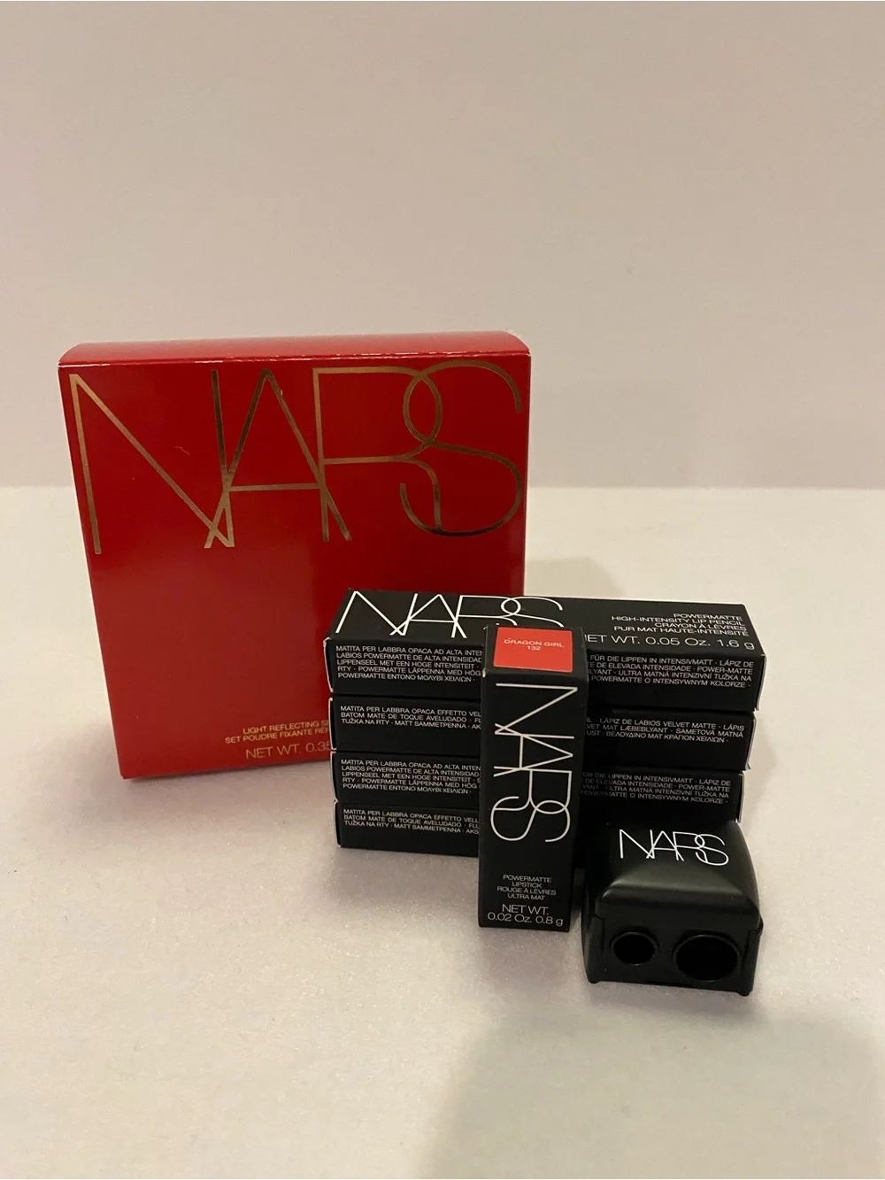 NARS Lipsticks in Reds/Special Edition Compact in Red
